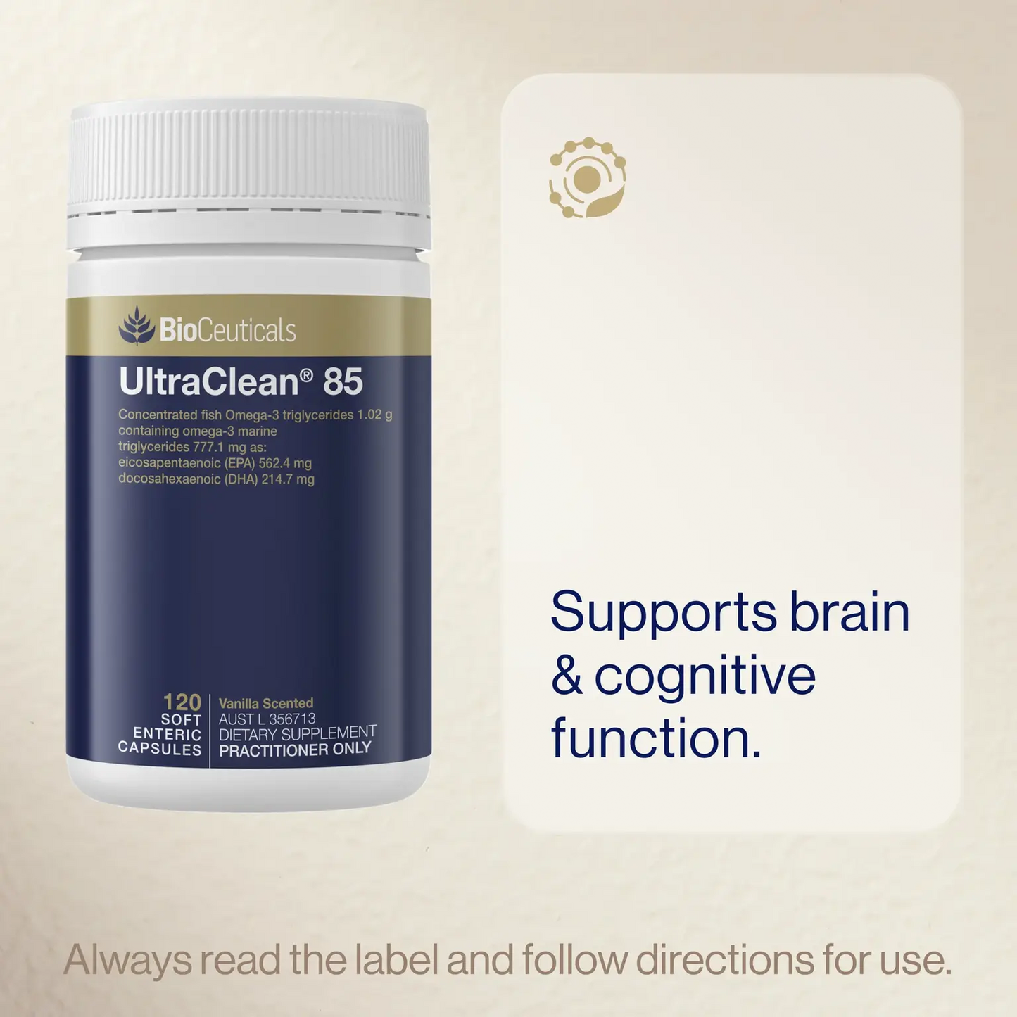 Bioceuticals UltraClean85 - Brain health, mood balance and anti-inflammatory