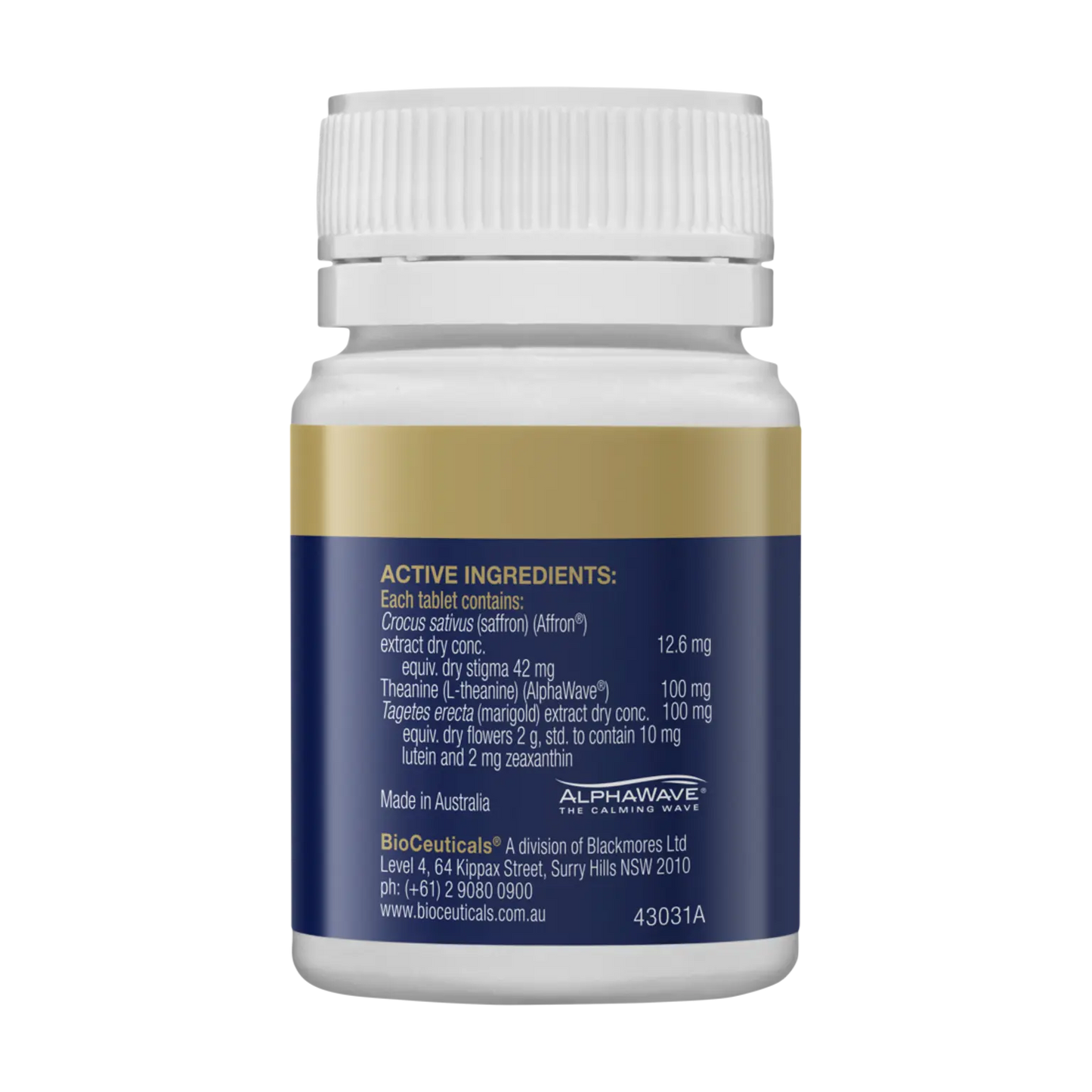 Bioceuticals - RestoraCalm Night - Calms the mind - Practioner Only Australia