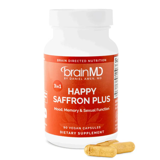BrainMD Saffron - promotes balanced serotonin levels - Mood Support for Adults